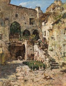 The Passauerhof In Stein On The Danube by Robert Russ