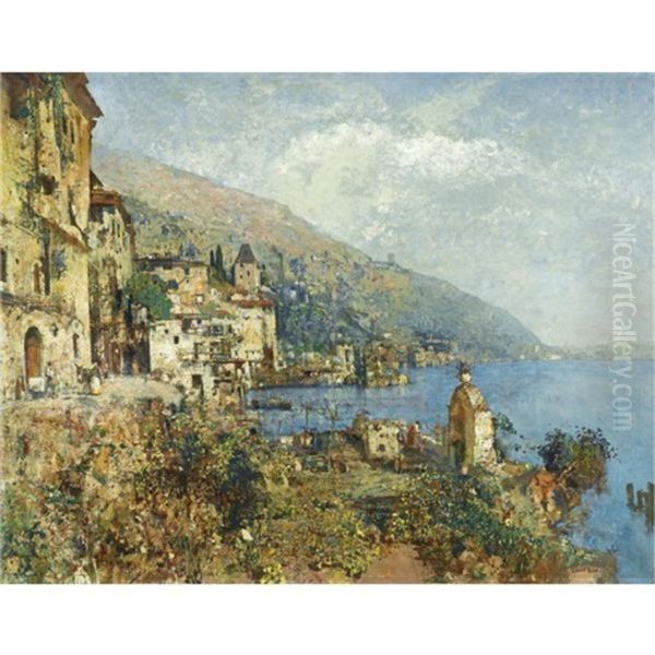 Der Gardasee Bei Gariano-gariano, Lake Garda - view 1