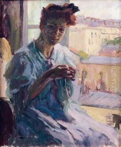 Jeune Femme A La Fenetre Jeune Femme A La Fenetre