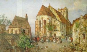Nach Dem Kirchgang In St. Michael In Der Wachau