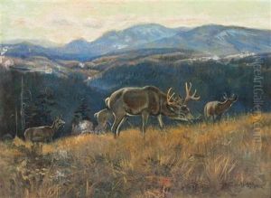 Black Tail, Buffalo Days by Charles Marion Russell