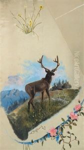 Bull Elk by Charles Marion Russell