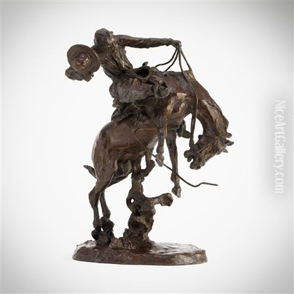 A Bronc Twister by Charles Marion Russell