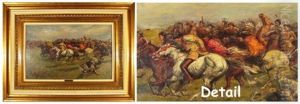 Warriors On Horseback by Charles Marion Russell