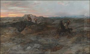Shooting A Spy by Charles Marion Russell