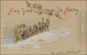 Letter To Frank Kerr (+ 3 Others, Similar; 4 Works) by Charles Marion Russell