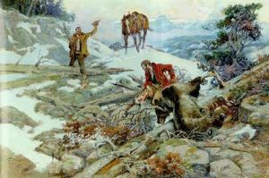 The Price Of His Hide by Charles Marion Russell