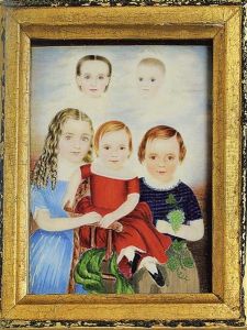 Portrait Of Five Children by Clarissa Peters Russell