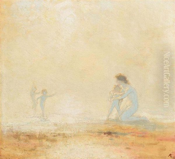 Playing On The Beach - view 1