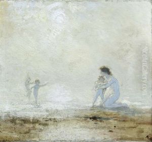 Playing On The Seashore