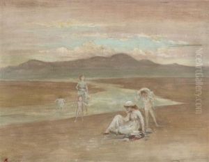 Bathers At Dusk