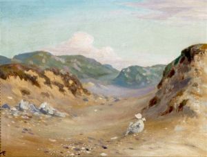 Resting In The Dunes by George William Russell