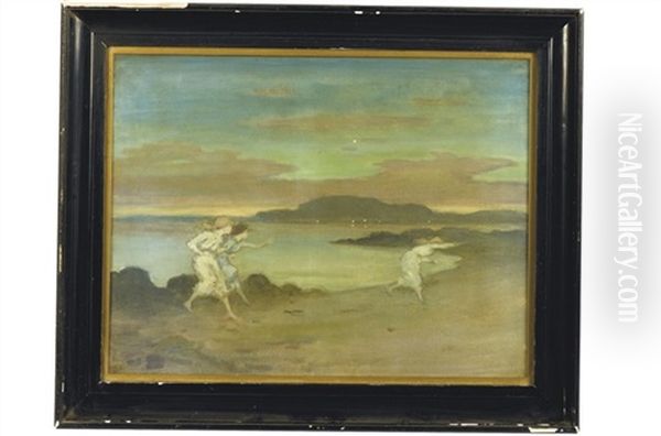Vision At Twilight On The Shore - view 1