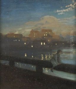 Where The Unquiet Hours Depart by George William Russell