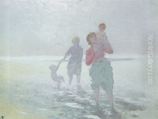 Walking Along The Seashore - view 1