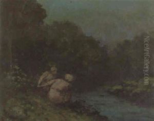 Bathers By A River by George William Russell