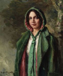 Portrait Of A Young Woman by George Horne Russell