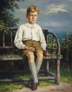 Portrait Of A Young Boy by George Horne Russell