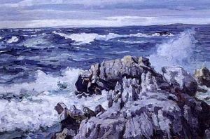 Marine Coast Of Nova Scotia by George Horne Russell