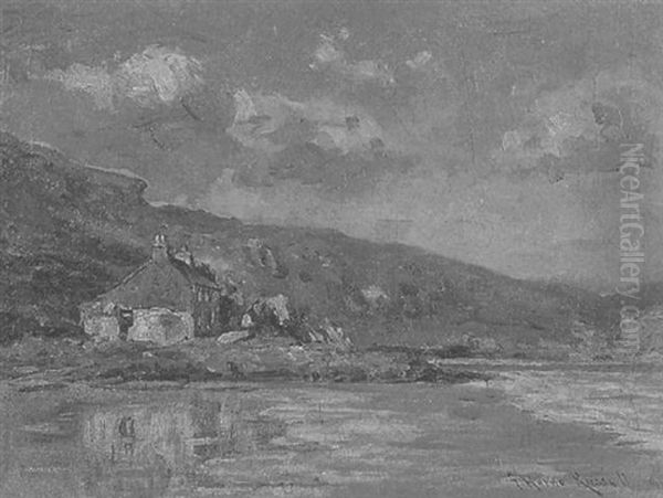 Shoreline With Country House - view 1