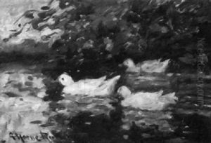 Three Ducks by George Horne Russell