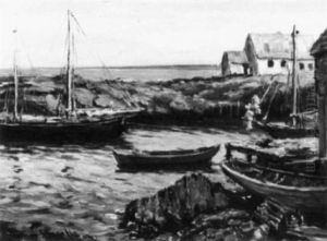 Harbour Near Peggy's Cove by George Horne Russell