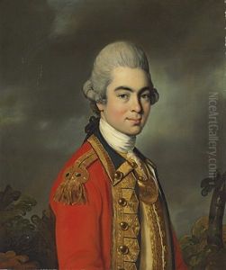Portrait Of Lieutenant General Sir James Duff, Half-length, In Military Uniform by John Russell