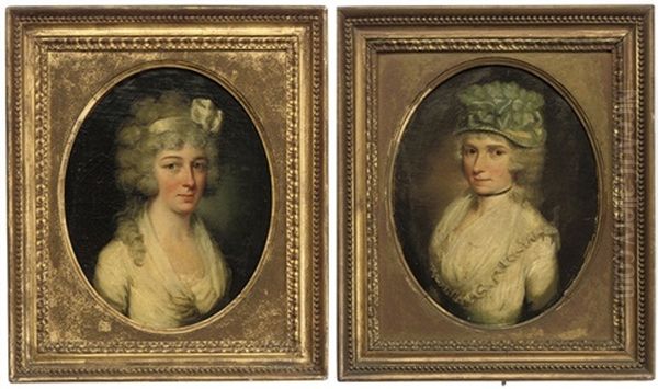 Portrait Of A Young Lady In A White Dress (+ Portrait Of A Young Lady; 2 Works) - view 1