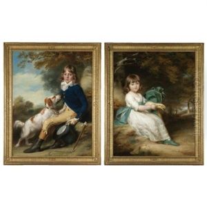 Portrait Of Thomas Sheppard (+ His Sister, Mary Sheppard; Pair)
