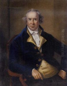 Portrait Of A Gentleman, George Bruere (?), Governor Of Bermuda, Seated In A Blue Coat And Yellow Waistcoat