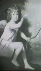 Portrait Of A Young Boy As Cupid by John Russell