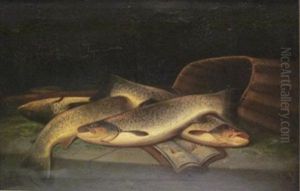 River Trout by John Bucknell Russell