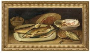 Still Life With Fish by John Bucknell Russell