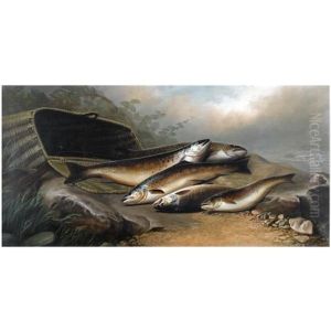 River Trout by John Bucknell Russell