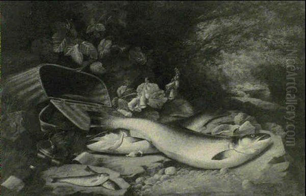 The Day's Catch, Salmon And Trout - view 1