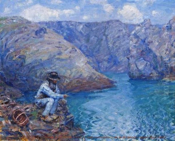 Fisherman, Belle-ile (pecheur Belle-ile) - view 1