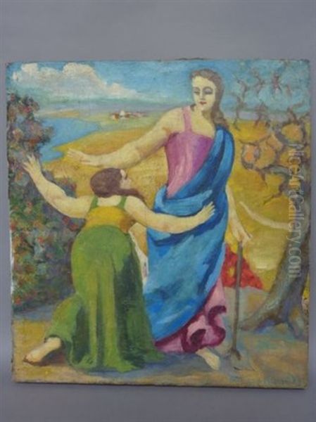 Scene Mythologique Ou Autoportrait (?) De L'artiste - view 1