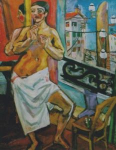 Femme A La Fenetre by Morgan Russell
