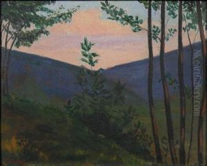 Nocturne Landscape by Luigi Russolo