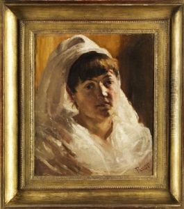 Portrait Einer Jungen Frau Portrait Einer Jungen Frau