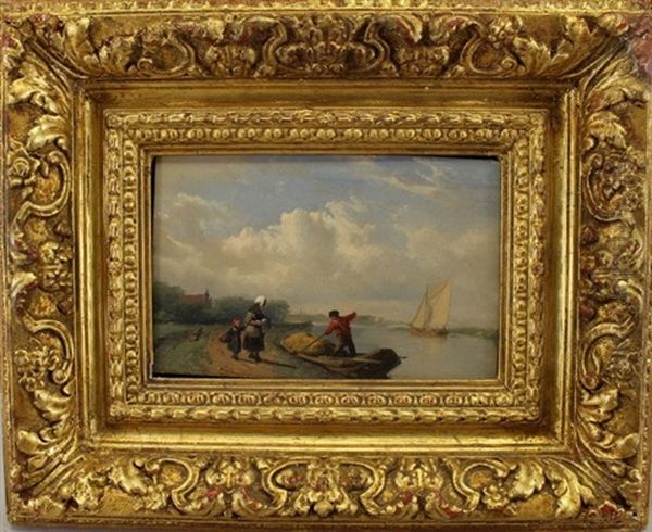 A View Of A Canal In Summer - view 1
