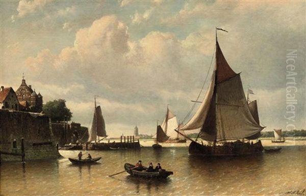 Ships Entering The Harbor - view 1