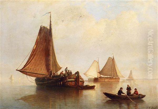 Fischerboote Auf Der Zuidersee - view 1