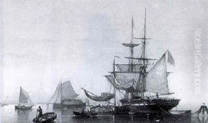Moored Vessels On The Ij