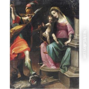 Madonna Col Bambino E San Giorgio Madonna Col Bambino E San Giorgio