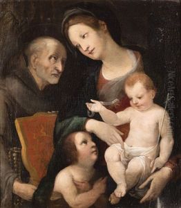 Madonna Col Bambino, San Giovannino E San Bernardino Da Siena Madonna Col Bambino, San Giovannino E San Bernardino Da Siena