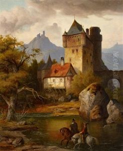 Rheinburgen by Heinrich Franz Gaudenz von Rustige
