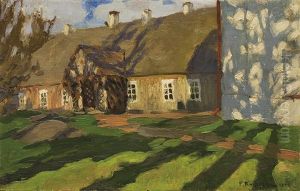 Bohdanow In The Spring by Ferdynand Ruszczyc