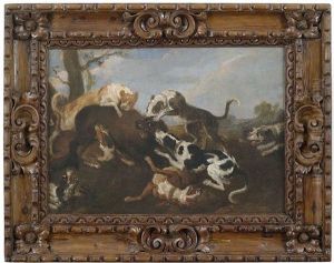 Jagdhunde Auf Barenjagd