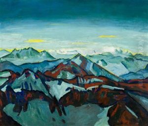 Dents Du Midi - Mont Blanc by Hubert Ruether